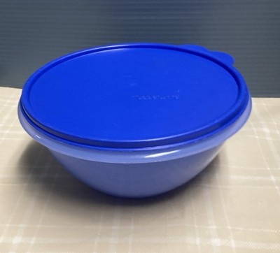 Tupperware Wonderlier Bowl With Lid #236-8 Nesting Bowl 8  Blue