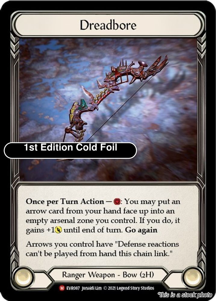 Dreadbore - EN - EVR087 - Everfest - NM - 1st Edition Cold Foil