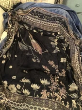 Woman’s Vintage Scarf Measuring 45/45 Inches