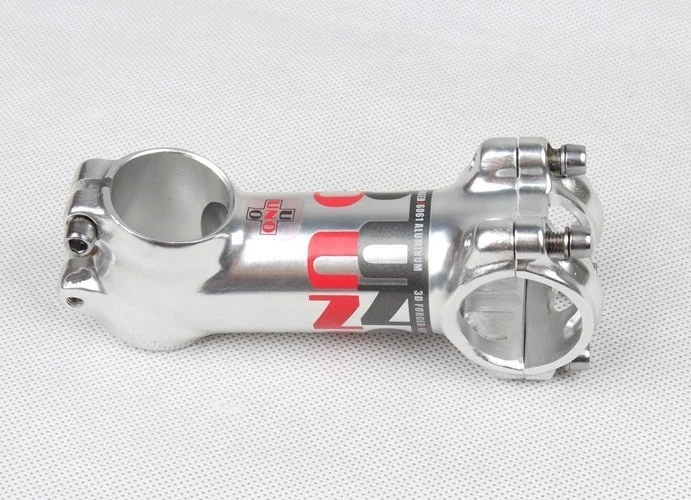 UNO Aluminum Stems +/-17° MTB Road XC Bike handlebar Stem 31.8*70mm Silver - Image 3 of 4