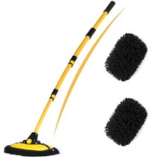 56.7" Car Wash Brush Mop Microfiber Car Washing Sponge with Long Handle
