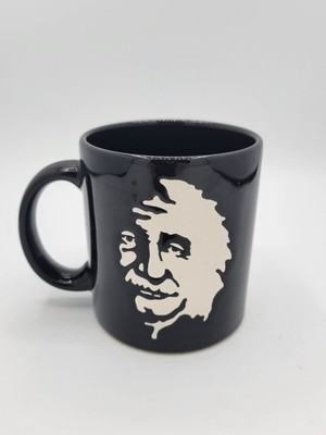 Vtg Einstein E=mc² Coffee Mug Waechtersbach Germany Black Theory of Relativity