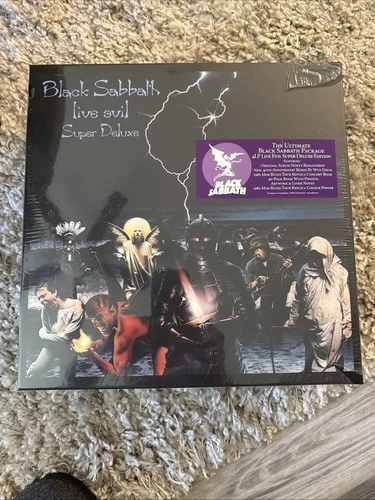Black Sabbath Live Evil Super Deluxe Edition 4 LP Box Set New Sealed