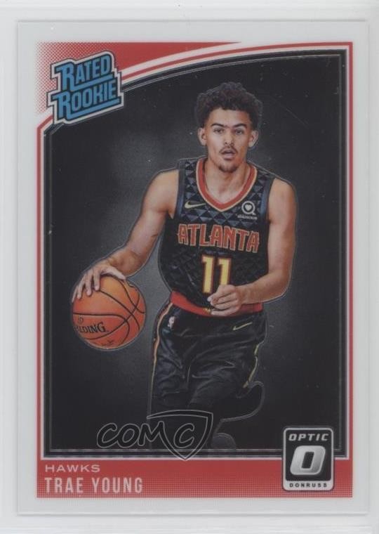 2018-19 Panini Donruss Optic Rated Rookie Trae Young #198 8cx