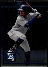 Roderick Arias 2022 Bowman Heritage Chrome Prospects New York Yankees #BHPC-102