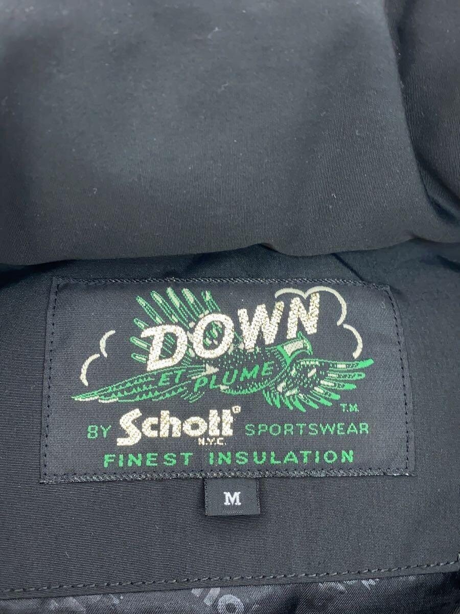Schott Down Jacket M Polyester Black Plain - image 3