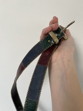 VTG Elite Fresno California Belt  Multicolor  Textured Boho Look  Sz: S 31.5  