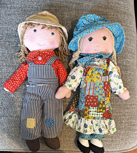 Holly Hobbie and Robby Hobbie 26 inch dolls