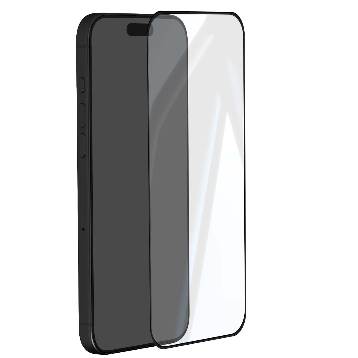 Verre Trempé pour iPhone 16 Pro Max Crong 9H protecteur d'écran antibactérien