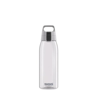 SIGG Total Color ONE Water Bottle 1L Clear BPA Free One Hand Cap