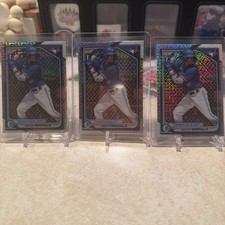 Arjun Nimmala 1st 2024 Bowman Chrome Mojo Refractor #BCP-142 Blue Jays (3)