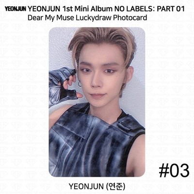 YEONJUN 1st Mini Album NO LABELS : Part 01 Luckydraw Photocard TXT