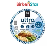 Member's Mark Ultra Dinner Paper Plates, 10" (204 ct.) Great Price