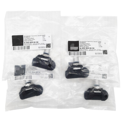 4pcs Genuine OEM A0009050030 TPMS Tire Pressure Monitoring Sensors for Benz C300