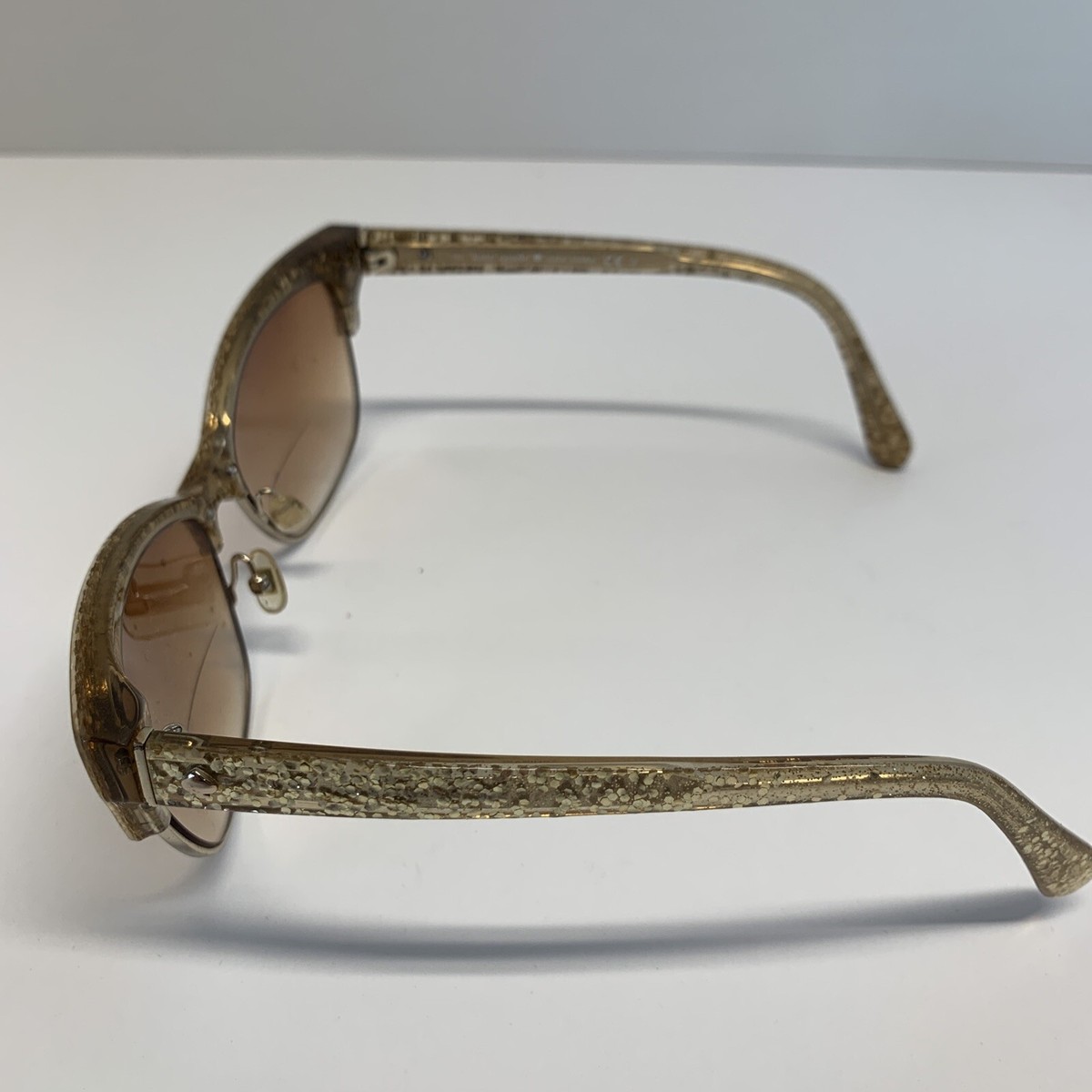 KATE SPADE GOLD GLITTER CAT EYE SHIRA / S SUNGLASSES OW51. Kate Spade Women main image 4