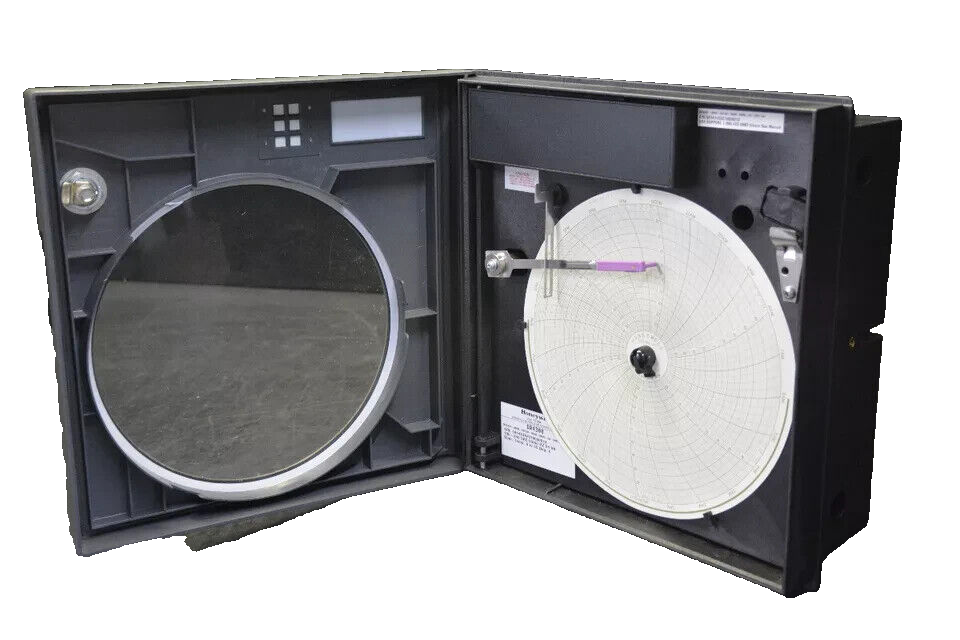 Honeywell DR4300 Dual Pen Temp & Humidity 10" Chart Recorder eBay