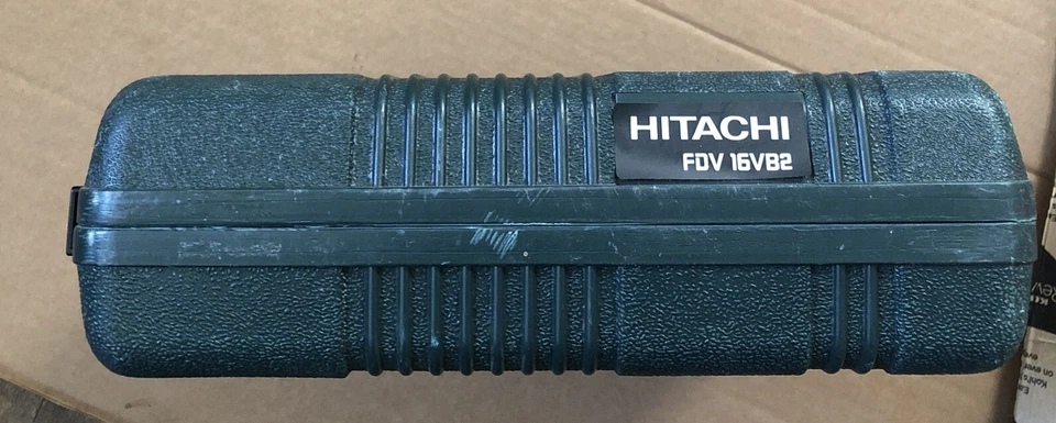 "Caja de estuche de almacenamiento para taladro percutor Hitachi FDV 16VB2 1/2"" con manual (solo estuche)" Foto 3 de 4