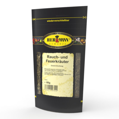 Rauch- und Feuerkräuter 60g Gewürzmischung Herrmann Gewürze