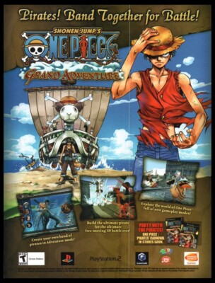 Shohen Jump One Piece Adventure PS2-print ad /mini poster-Game room, man cave