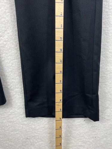 Elle Women's Black Pin-Striped Slacks Size 10 Dress Casual Pants NWT - Picture 4 of 9