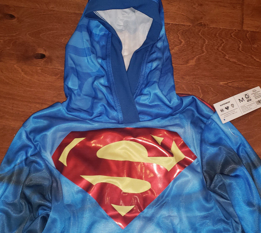 Boy's DC Superman 2 Pc Outfit Costume Set Hoodie & Pants