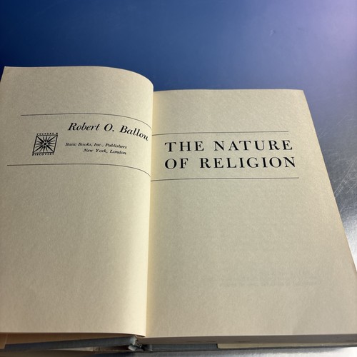 The Nature of Religion~Robert O. Ballou~VINTAGE 1968 Hardcover~Very Rare Book!!! - Picture 10 of 20