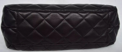 🌞MICHAEL KORS SUSANNAH BLACK QUILT LEATHER GOLD LOGO MEDIUM SHOULDER BAG🌺NWT! - Picture 18 of 18