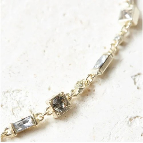 Kendra Scott: Rhett Necklace Gold/Smokey Mix - Rhodium Plated - NWT - RETIRED - Picture 2 of 3