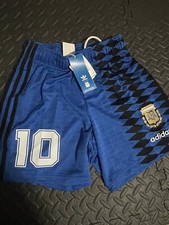 Adidas Argentina Away Shorts 1994 Maradona Medium
