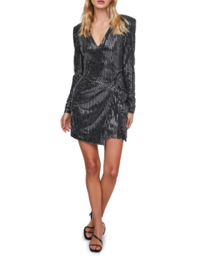 astr sequin dress ASTR the Label Blair Dress in Fuchsia