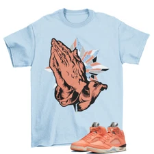 Blesses Sneaker Shirt to Match Jordan 5 Retro Crimson Bliss DV4982-641