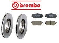 Mitsubishi Precis 87-94 Front Brake Rotors With Brake Pads Kit Brembo / Bosch on sale Mitsubishi Precis 87-94 Front Brake Rotors With Brake Pads Kit Brembo / Bosch on sale
