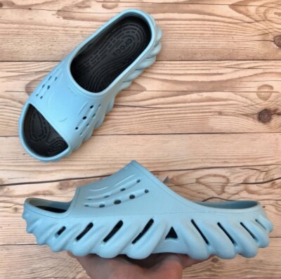 *New* Crocs Echo Slide Arctic Blue Select-a-Size