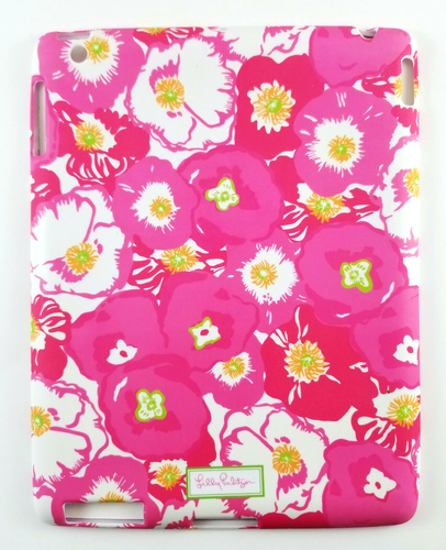 Cover Lilly Pulitzer iPad 2 Scarlatto Begonia Rosa Bianco Fiori - Foto 4 di 5