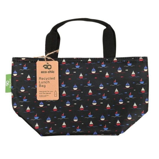 Eco Chic Lightweight Foldable Lunch Bag - Yachts Navy - BNWT