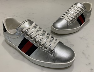 gucci ace web trainers