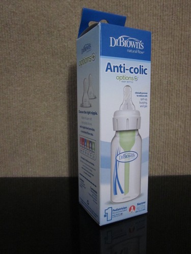 Dr. Brown's Natural Flow Anti-Colic Options+ Narrow Baby Bottle, 4oz/120 (120ml) - Picture 2 of 10
