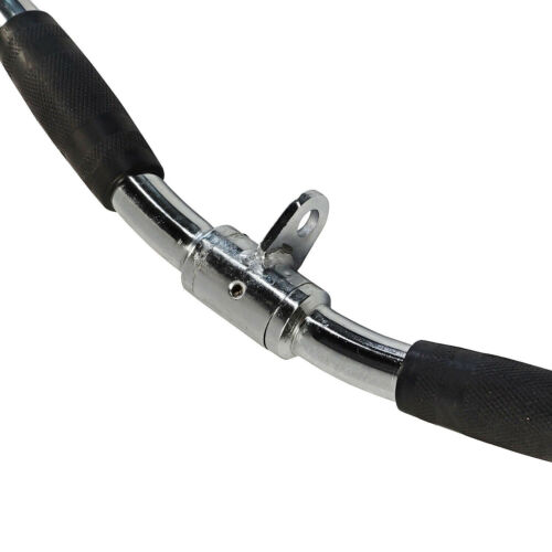 Revolving Curl Pull Down Bar Gym Cable Attachment Tricep Rope Press Handle AU - Picture 6 of 7