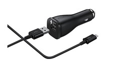 New OEM Original Samsung Fast Car Charger Galaxy S6 S7 Note 5 Micro USB Black