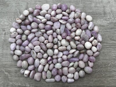 Grade A++ Kunzite Tumbled Stone, 0.75-1.25 Inch Kunzite Crystal, Wholesale Bulk