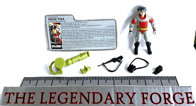 Gi Joe Sneak Peek 1987 Vintage Action Figure 99% complete Outstanding Near Mint