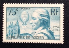 No 313 75 c bleu pilastre des rosiers Neuf ** TTB Cote 45€