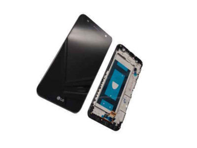 Für Original LG X 2 Power M320 N LCD Display Scheibe Touch Reparatur Rahmen blac