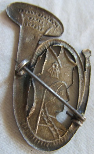 IN13561 - INSIGNE 15° Bataillon de Chasseurs Alpins,cor ovale, embouti, A.B.P. - Picture 2 of 2