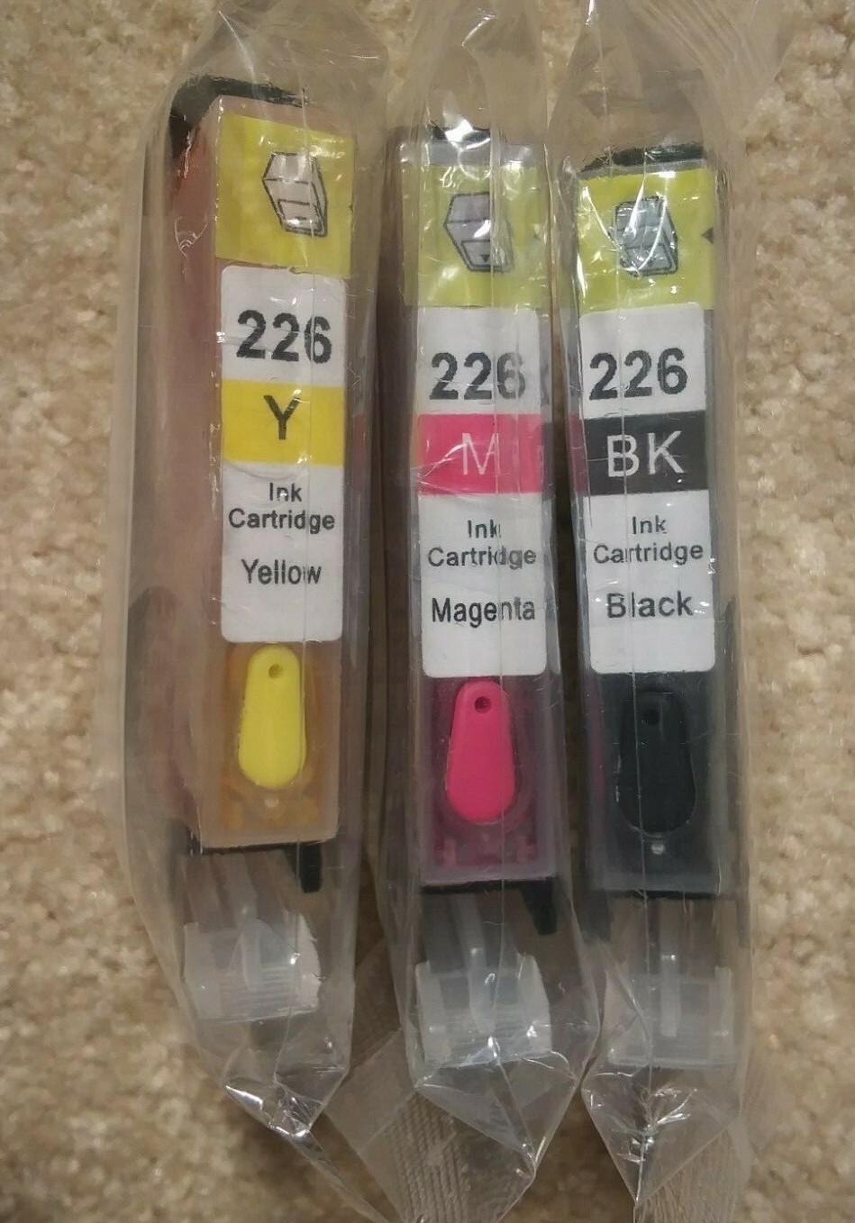 Ink Cartridges For Canon Printers - Refillable - 226 Yellow Magenta Black  MX882-image