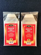 100 Perfect Fit Sleeves for PSA Graded Slabs Cardboard Gold Brand New