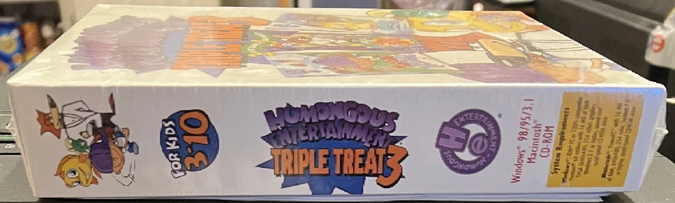 Humongous Entertainment Triple Threat Pc New Sealed Big Box 3 Full Games 1 Box - Image 4 of 4