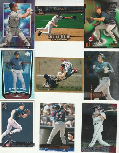 Huge 140 + TRAVIS FRYMAN different cards lot 3 RC 1990 - 2003 Tigers Indians - Picture 10 of 12