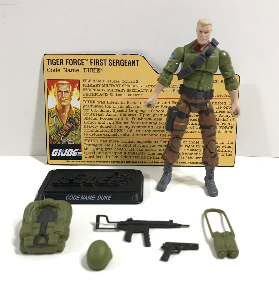 GI Joe 25th Anniversary Duke Tiger Force loose figure 2008