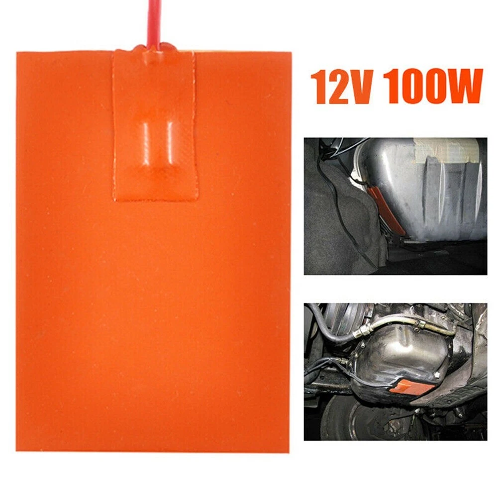 12V 100W For Engine Block Tank Oil Pan Silicone Heater Pad 9x13cm Heating  Plate | eBay
